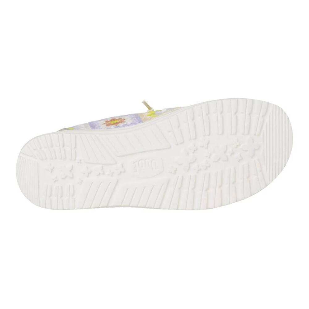 NEW HEY DUDE women's wendy cottage crochet slip-on shoes - Picture 6 of 7